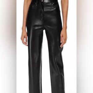 Aritzia leather Melina pants